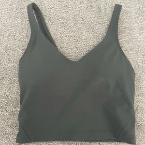 lululemon grey align tank top